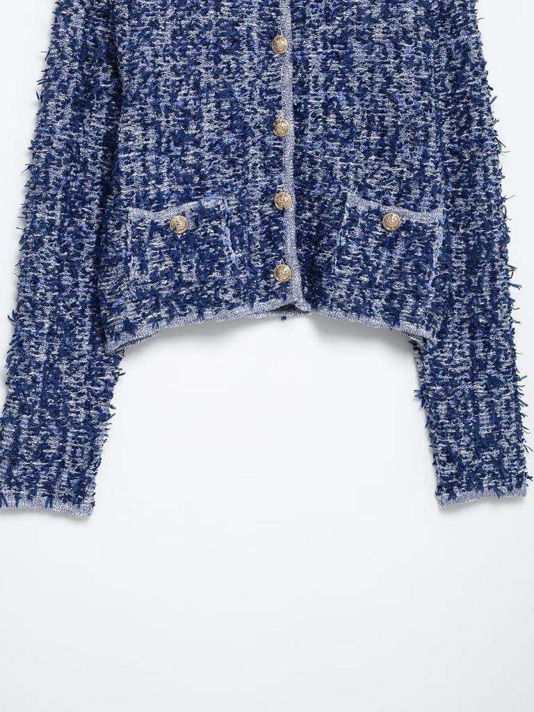 Spring 2025 Women's European & American Style Knit Cardigan