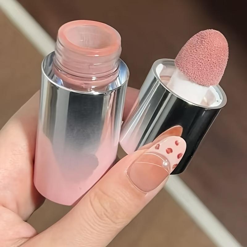 HERORANGE Liquid Blush Stick, with Sponge Tip, Suitable for Lips and Cheeks, Waterproof and Long-Lasting, Color Correcting, Suitable for All Skin