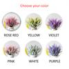 1 Bundle Artificial Flowers Romantic Provence Lavender Plastic Wedding Decorative Vase for Home Decor Grain Christmas Fake Plant