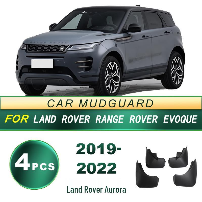 Compatible Mud Flaps for 2019-2022 Land Rover Evoque - Soft Rubber, No-Drill Installation