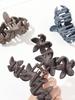 4Pcs Pink Flower Hair Claw Clips for Women Strong Hold Nonslip,Big Hair Clip for Thick Hair,Hawaiian Cute Flower Hair Clips