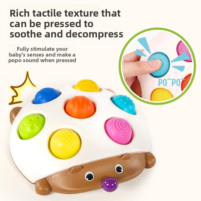 Children'S Hedgehog Spiky Educational Toy, For Baby Hand-Eye Coordination Training, Early Learning And Educational Toy
