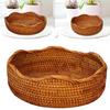Bread Holder Ventilated Design Multipurpose Storage Basket Natural Fiber For Kitchen Dining Room