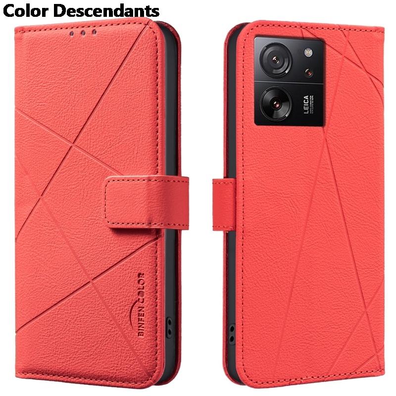 Luxury Wallet Magnetic Flip Stand With Card Slots Leather Phone Case for XiaoMi 13T POCO X7 M7 X6 X5 F6 F5 M3 Pro C55 C75 Cover
