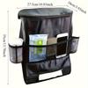 Car Seat Cooler  Bag With Ice  Compartment Insulated  Hanging Storage Multi Pocket For SUV Camping Road Trips Adjustable Straps