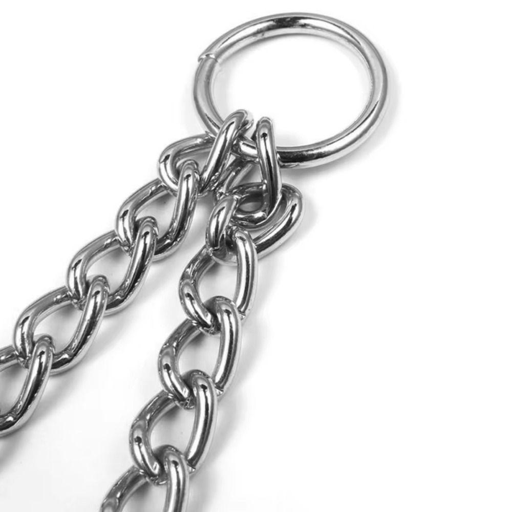 Stainless Steel 2 Way Dog Leash Wear Resistant Pet Training Lead Twin Lead for Two Dogs  Walking