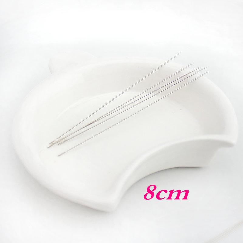 30pcs Stainless Steel Beading Needles 8cm 10cm Hand Tools Beading Pins for Beading Diy Earrings Bracelet Necklace Jewelry Making