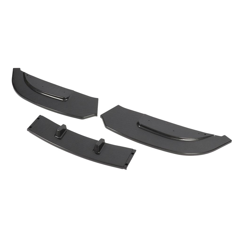 3 Sections Front Bumper Lip Spoiler Sturdy Stylish Front Bumper Lip Splitter For 3 Series E92 E93 Standard
