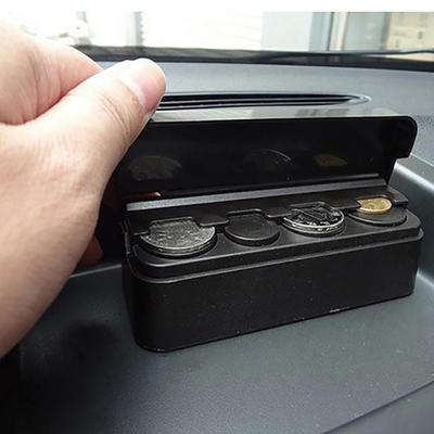 Car Coin Storage Sturdy Plastic Practical