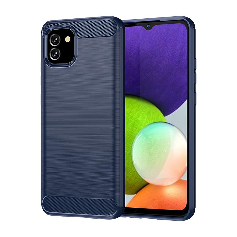 

Для Чехол Samsung Galaxy A03 Чехол Для Samsung A03 Capas Противоударный Чехол Для Fundas Samsung A52S M23 M22 A22S A13 A12 A03 Чехол For S22 Ultra синий