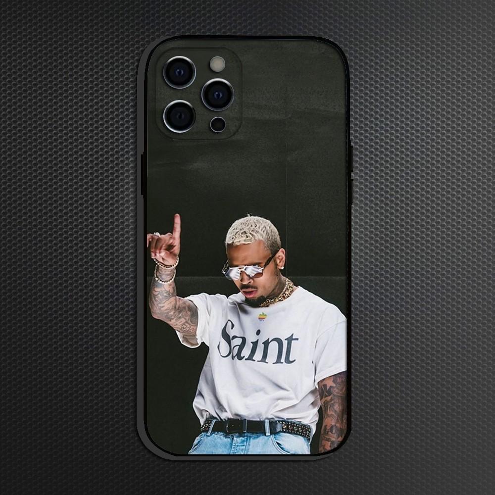 C-Chris B-Brown 11  Phone Case For iPhone 16,15,14,13,12,11 Plus,Pro Max, Soft Silicone Black Cover