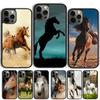 Horses Running Coque Shell For iPhone 17 Air 15 16 14 13 12 Pro Max 11 Pro Max Plus Phone Case Cover