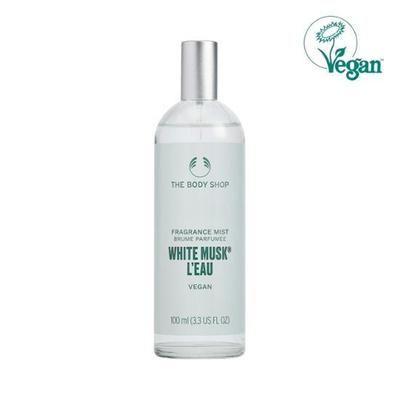 The Body Shop White Musk Fragrância Raw Body Mist 100ml (Vegano), Cuidados com o corpo coreano