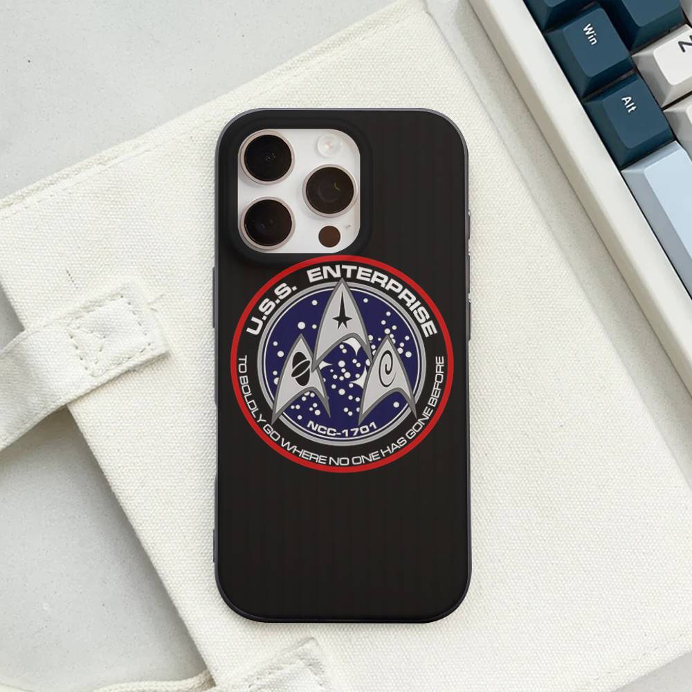 Star T-Trek Movie Logo Phone Case For IPhone 17 16 15 14 13 12 11 ProMax Plus Ripple Cover Shockproof
