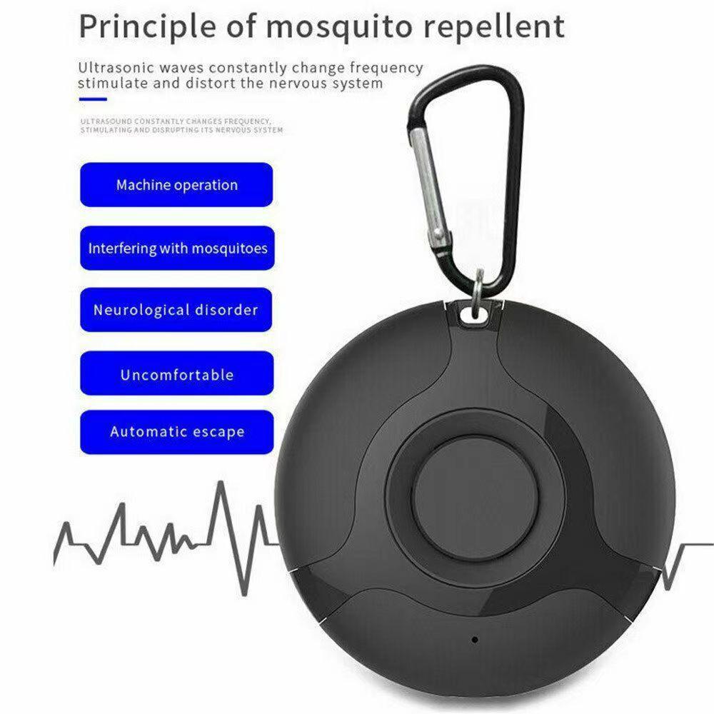 Smart Portable Ultrasonic Pest Repeller: Outdoor Mosquito, Insect, and Rat Deterrent.