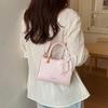 Foreign Trade Simple Hand Carry Small Square Bag Women's New Korean Version Niche Messenger Bag Fashion Commuting Shopping Shoulder Bag
