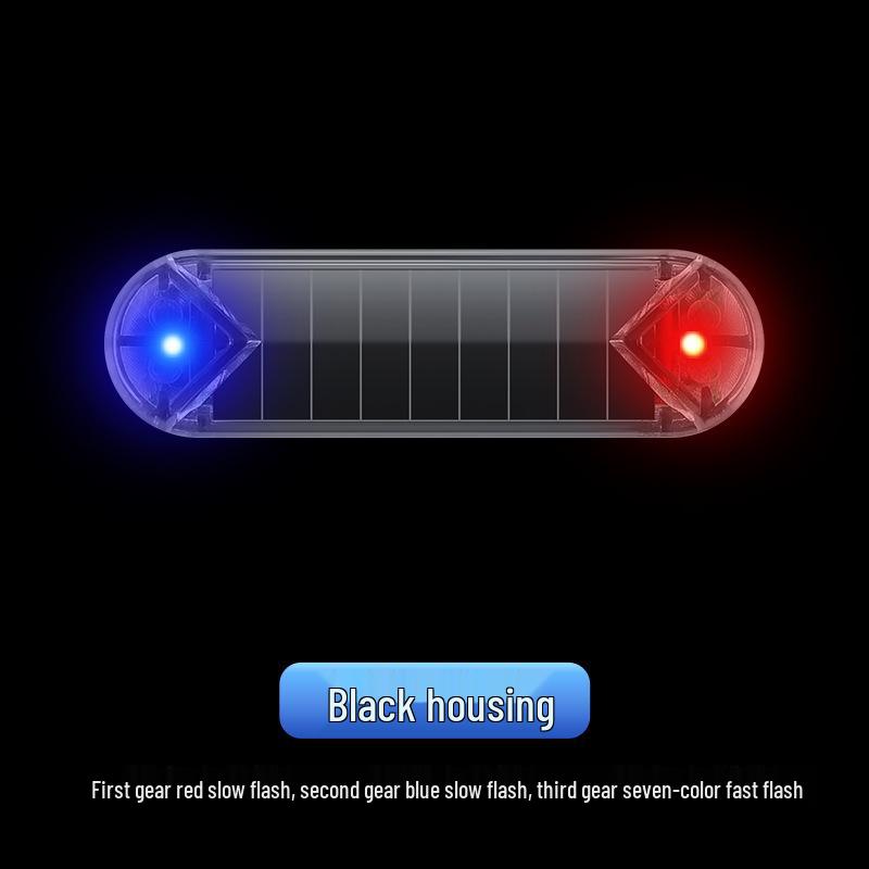 Zasilane energią słoneczną ostrzegawcze światło LED przeciwkradzieżowe