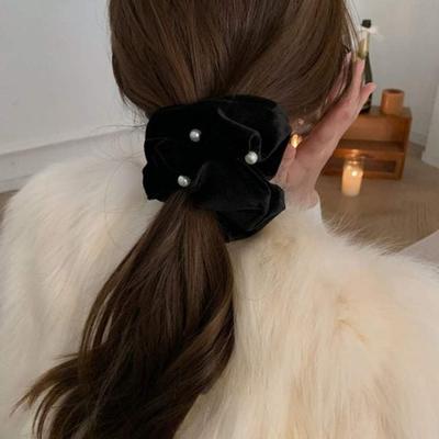 Chouchou en velours tendance Gopchang