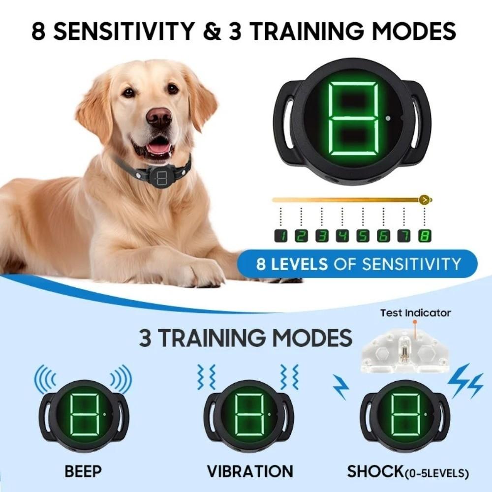 Remote Control Electric Anti Bark Collar Ultrasonic Dog Removal  For Small Medium Large Dogs