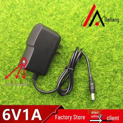 6V 1A Elektronische Waagenladegerät mit Ladeanzeige - Kompatibel mit US/EU/UK/AU-Steckern
