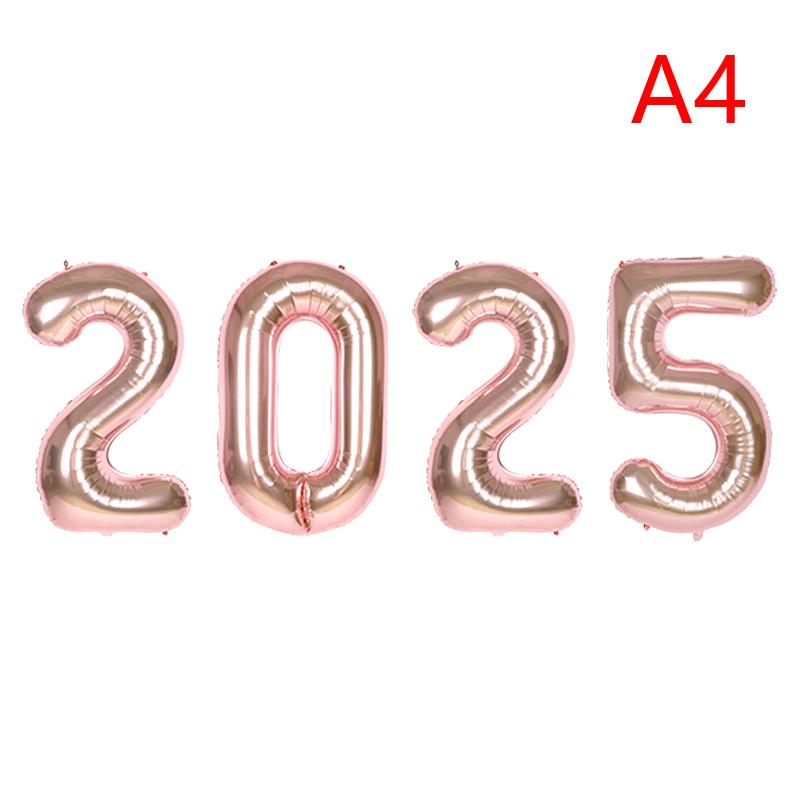 1Pc 16Inch Connection Crown 2025 Number Foil Balloons New Year 2025 Decoration Christmas Decorations For Home Decoration