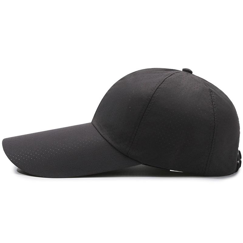 Kapelusz z przedłużonym rondem, szybkoschnący, z perforowaną gładką deską zapewniającą oddychalność, outdoorowy kapelusz przeciwsłoneczny dla mężczyzn i kobiet