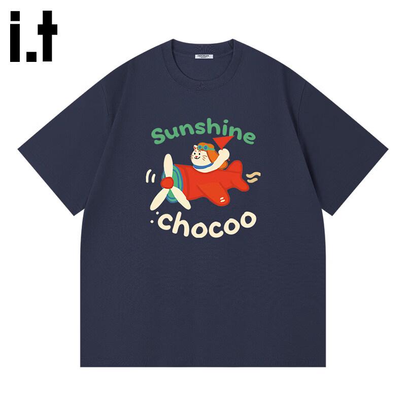 CHOCOOLATEit Unisex Graphic Print Short-Sleeve T-Shirt M