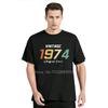 Graphic Old Vintage 1974 50th Birthday Unisex Cotton T-Shirt Fashion Oversized Tshirt Fitness Tees Cotton Men Clothing