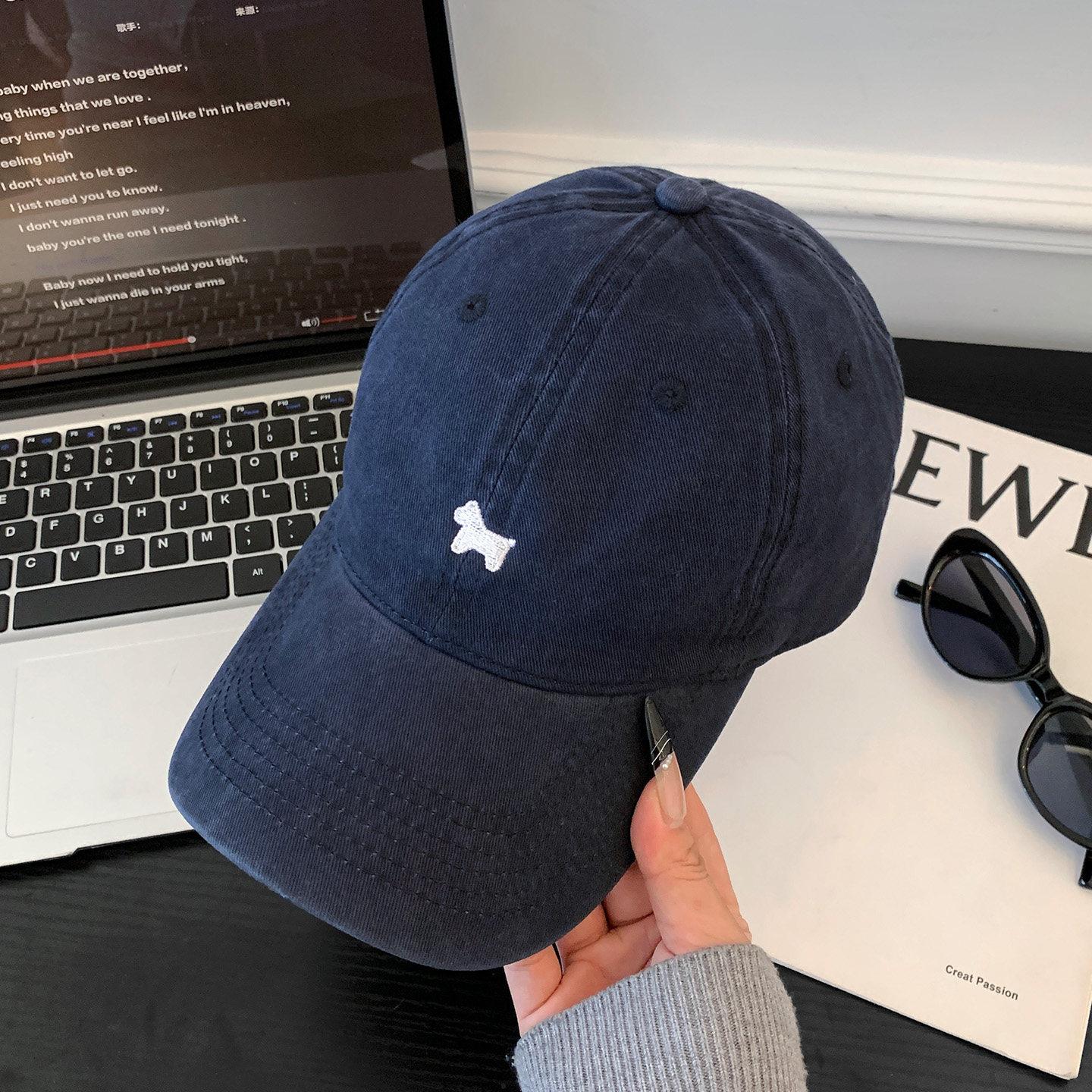 Versatile Creative Pony Embroidered Baseball Cap Horse Sunscreen Cartoon Baseball Hat Sweet Cute Cotton Baseball Cap Girl Adjustable