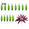 Artificial Flower Door Basket Fern And Red Dracaena Plants, UV Resistant Decorative Faux Plant, Durable Simulated Greenery Realistic Plants for Indoor
