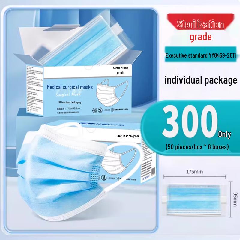 Xingduo Individually Wrapped Disposable Face Masks