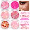 Glitter Gel for Face Body Hair, Holographic Sparkle Flash Powder, Stage Nightclub Party Shimmer