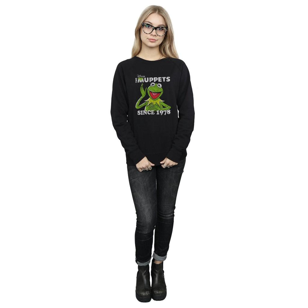 Disney Womens/Ladies The Muppets Kermit Since 1978 Sweatshirt