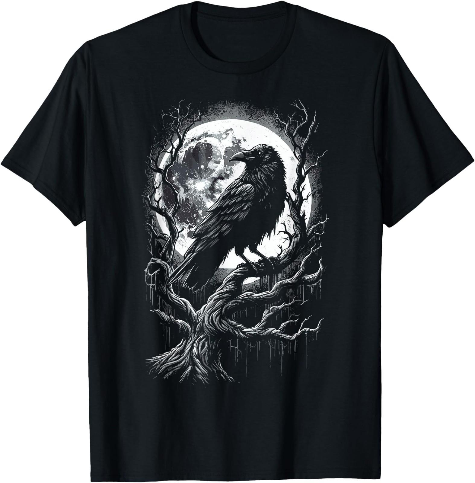 Black Crow Raven Bird T-Shirt XXXXL