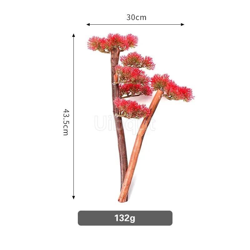 Sushi bamboo chops Barbecue dish decoration Platter ornaments Seafood posture flowers and plants Japanese sashimi decorations-A