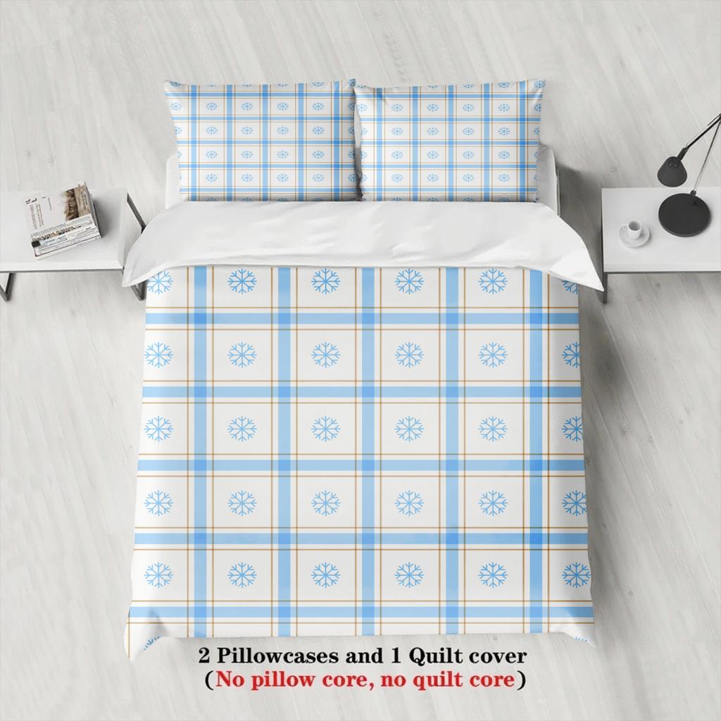 Christmas Bedding Set Christmas Gift Duvet Cover Set Single Twin Queen King Size No Filling Christmas Gift For Home Decor