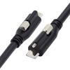 Xiwai USB To USB Cord with Single Panel Mount 10Gbps 65W PD Power for Laptops and Screw-Lock 3.1 Type-C USB-C Cable, 3.25A 3.0 Connector, Data,