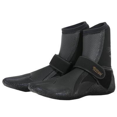 FELLOW Surf Boots, 5mm, Cold Weather, Warm, Fleece-Lined, Men's and Women's, Japanese Standard, for Surfing, SUP, Semi-Dry Wetsuits, Black, Size 29cm