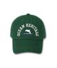 DOLPHIN WAVE APPAREL Ocean Heritage Dolphin Ball Cap Deep Green