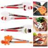 4 Pcs Non-slip Steak Clips Small Tongs for Serving Food Kitchen Grilling Multi-function Cooking Dessert