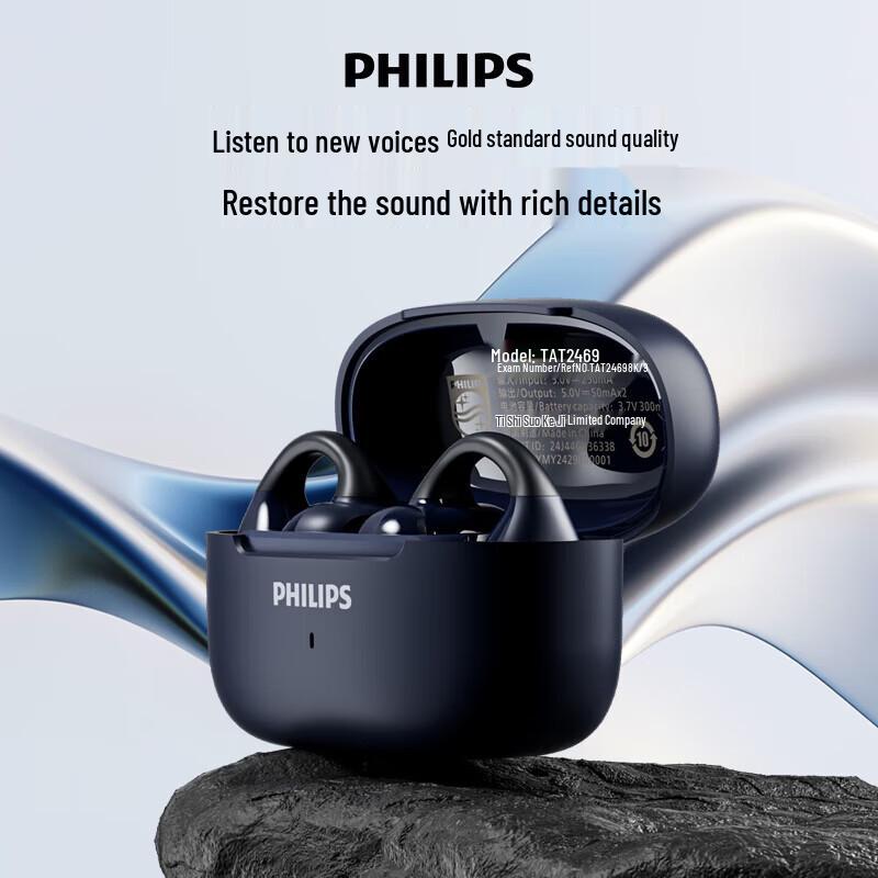 Philips TAT2469 True Wireless Open-Ear Sports Earbuds
