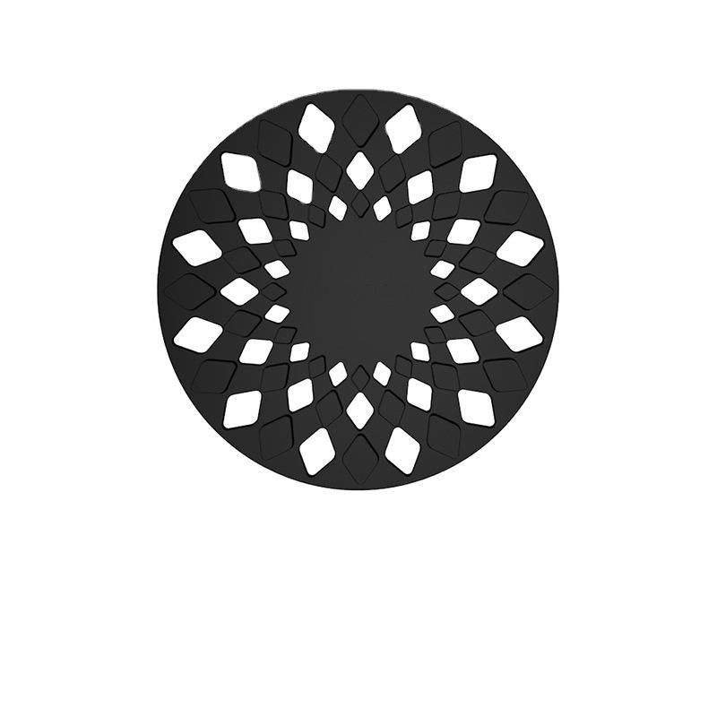 2 Pcs Lines Hollow Placemat Food Serving Table Mat Fletching Remover Vinyl Placemat for Round Table Hollow Out Silicone Placemat Safe Coaster Non-Slip