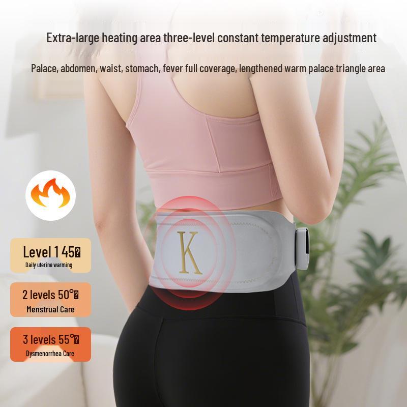 Heated Waist Support Belt & Massager for Men and Women