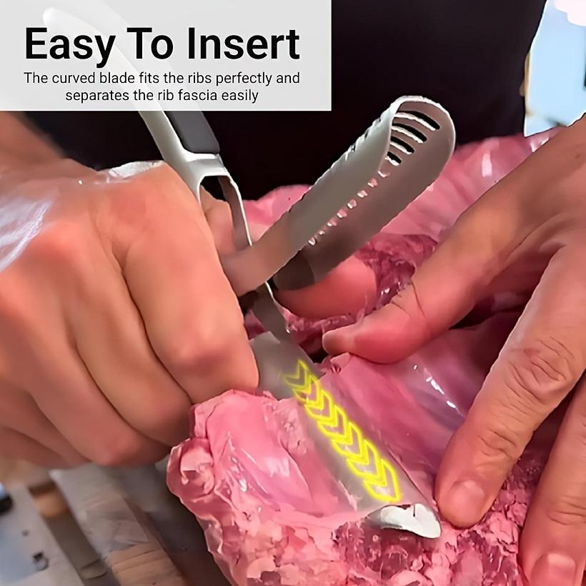 Stainless Steel Rib Remover , Essential Meat Tool for Every Home