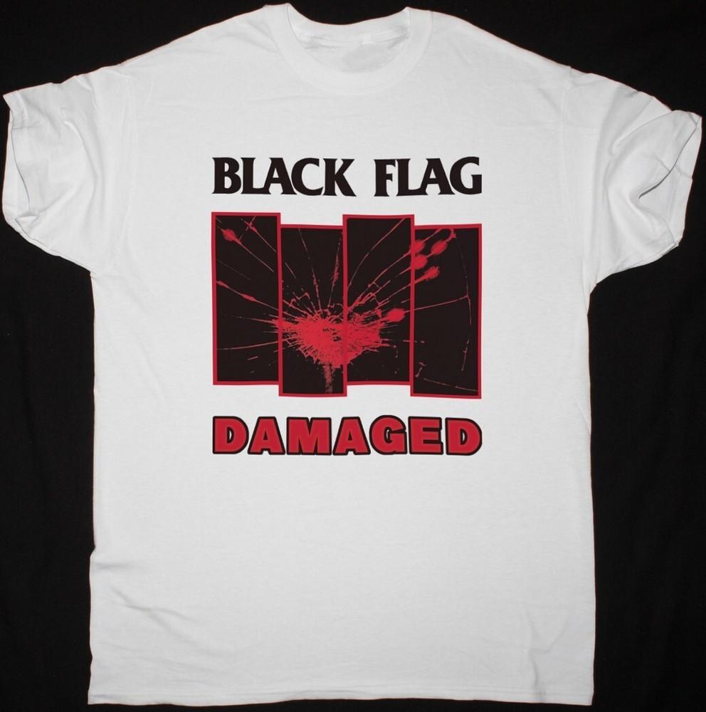 BLACK FLAG DAMAGED T SHIRT Unisex T-Shirt S
