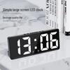 Dual Set LED Alarm Clocks: Large-Screen Digital Bedside Clocks with Korean Fashion Design (Model 6628)