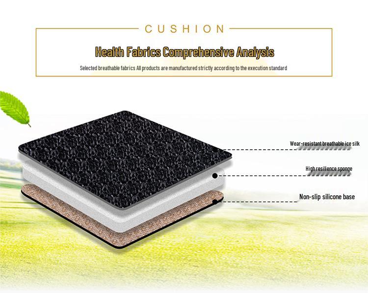 Popular Non-Slip Ice Silk Car Seat Cushion Set - Breathable, Cool, Free-tie, All Seasons