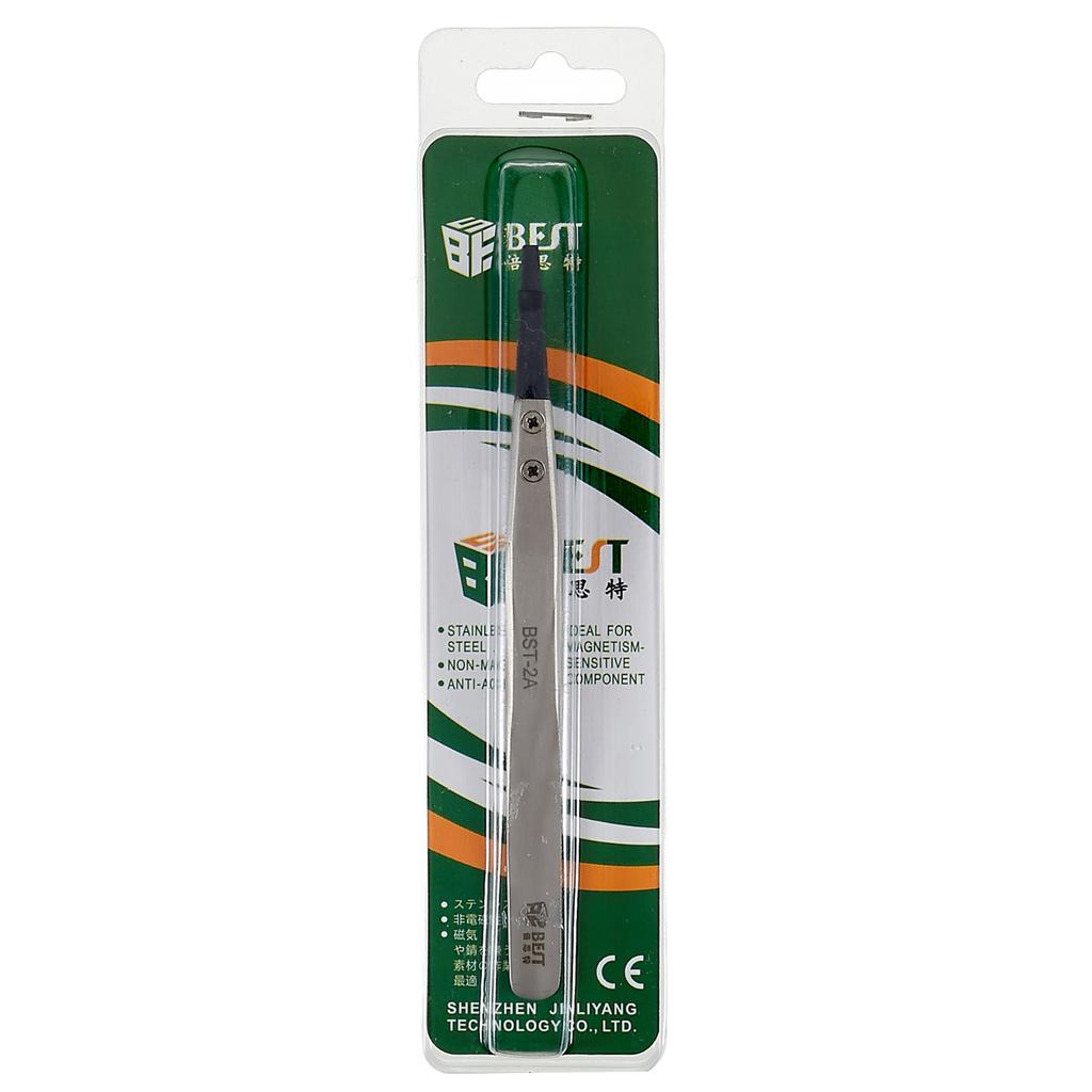 Najlepsze Pęsety Antystatyczne BST-2A Pęsety z Powłoką PPS z Prostą Końcówką do Konserwacji Telefonów Komórkowych i Tabletów
