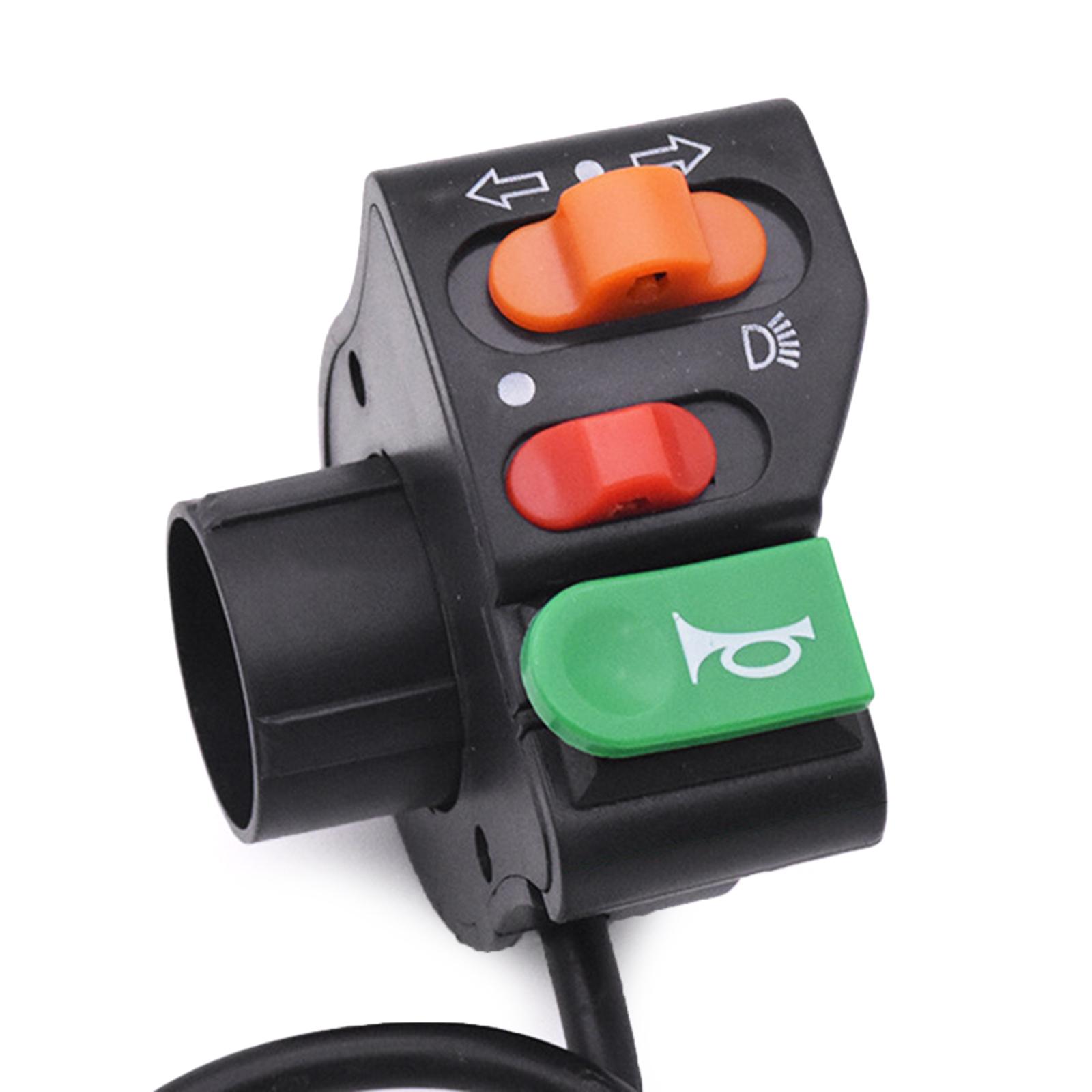 

Мотоцикл Электрический Скутер Звуковой Сигнал Указатель Поворота Фара 3 в 1 Комбинированный Переключатель Кнопка для CLICK125 150 Повышенная Безопасность 3