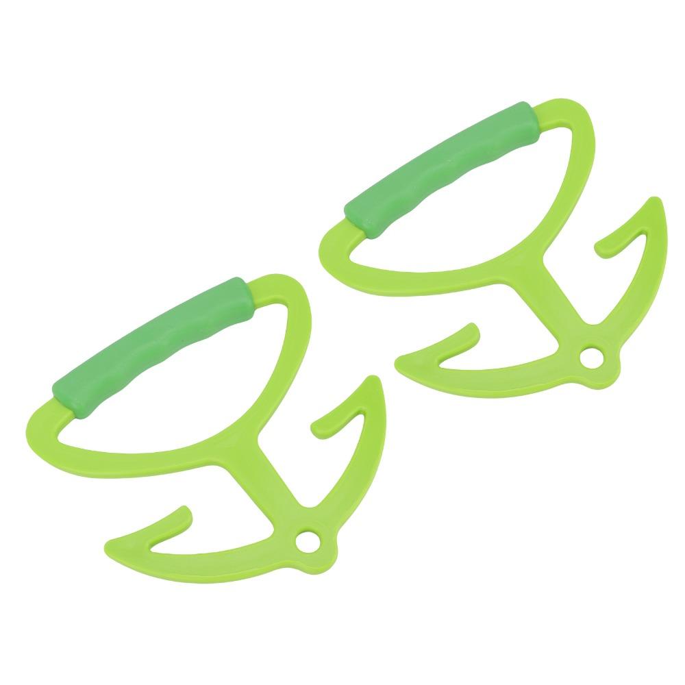 2Pcs Soft Grip Grocery Bag Holder Green Bag Handle Holder Shopping Bag Carrier  Shopping Carry